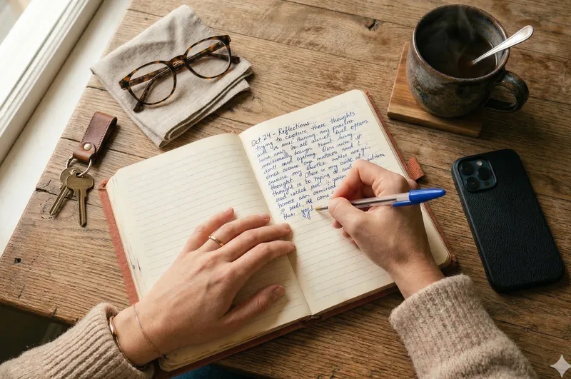Handwritten note being captured by Beckett AI